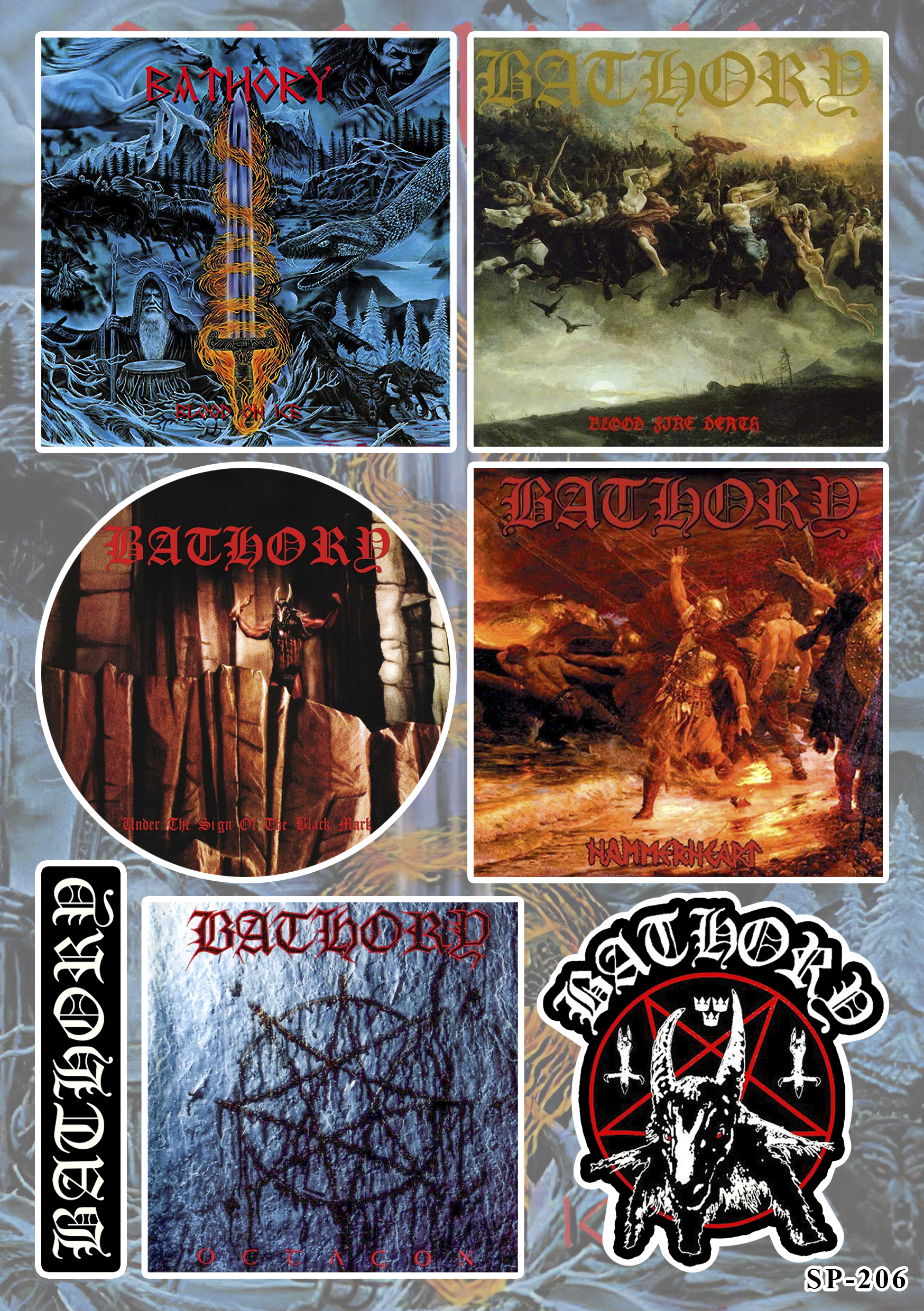 Стікерпак Bathory SP-206