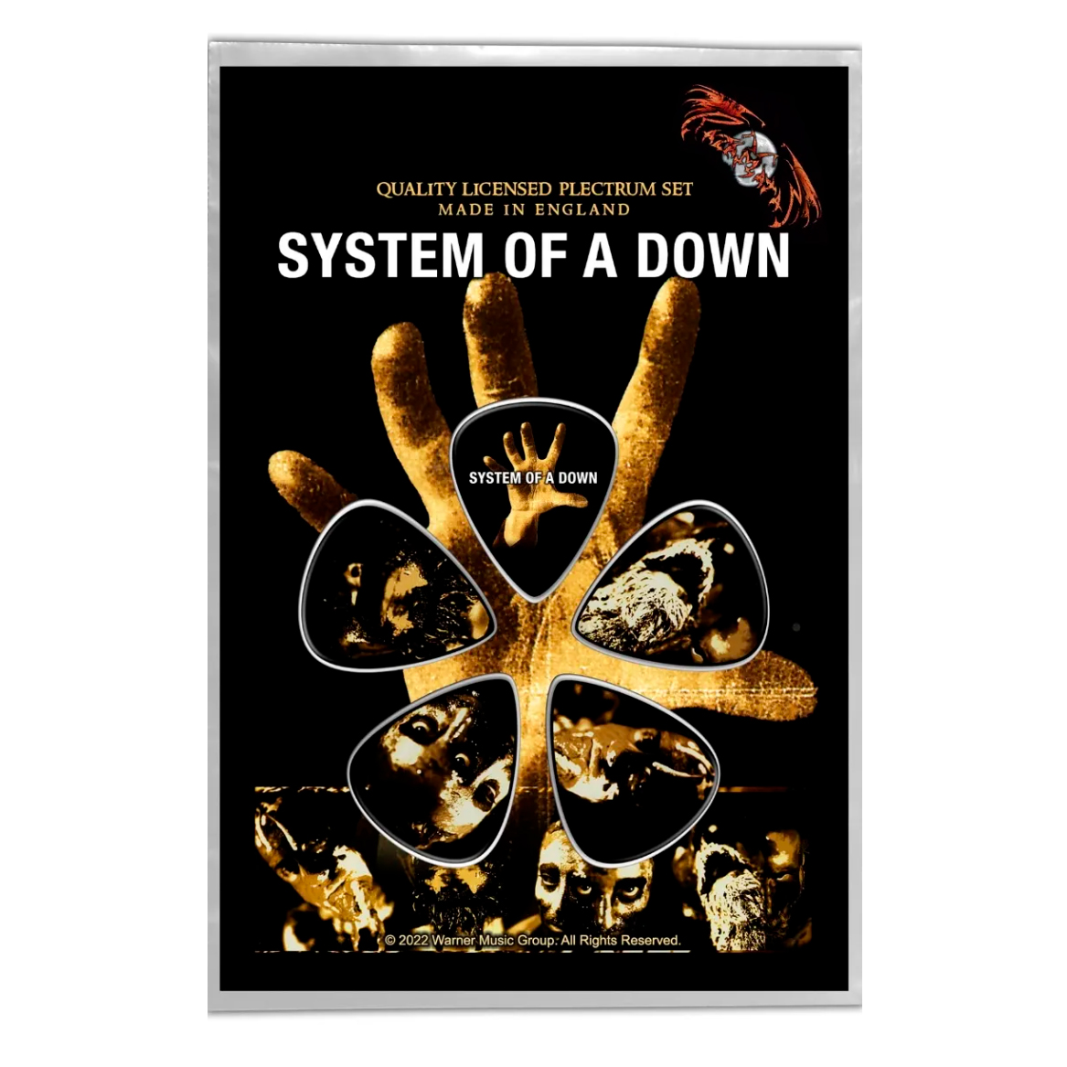 Подарунковий набір медіаторів SYSTEM OF A DOWN - HAND (mol-029)