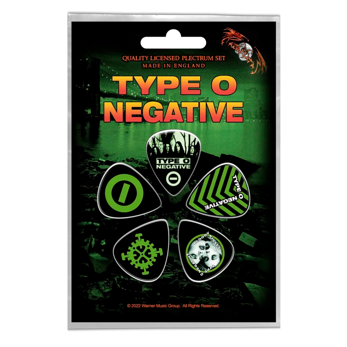 Подарунковий набір медіаторів TYPE O NEGATIVE - WORLD COMING DOWN (mol-023)