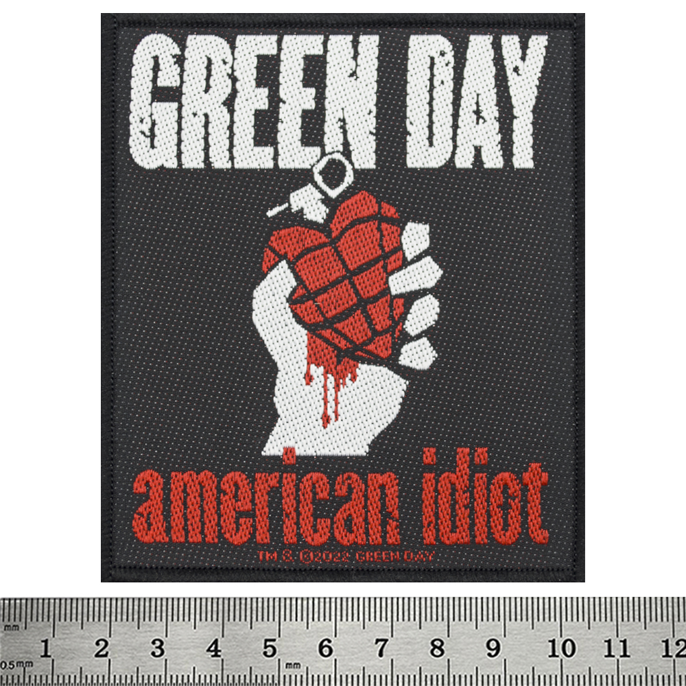 Нашивка ткана GREEN DAY - AMERICAN IDIOT (ofp-264)