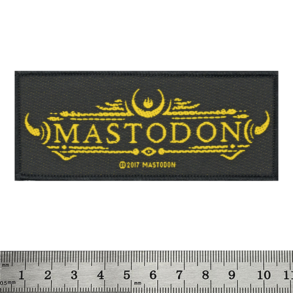Нашивка ткана MASTODON - LOGO (ofp-198)