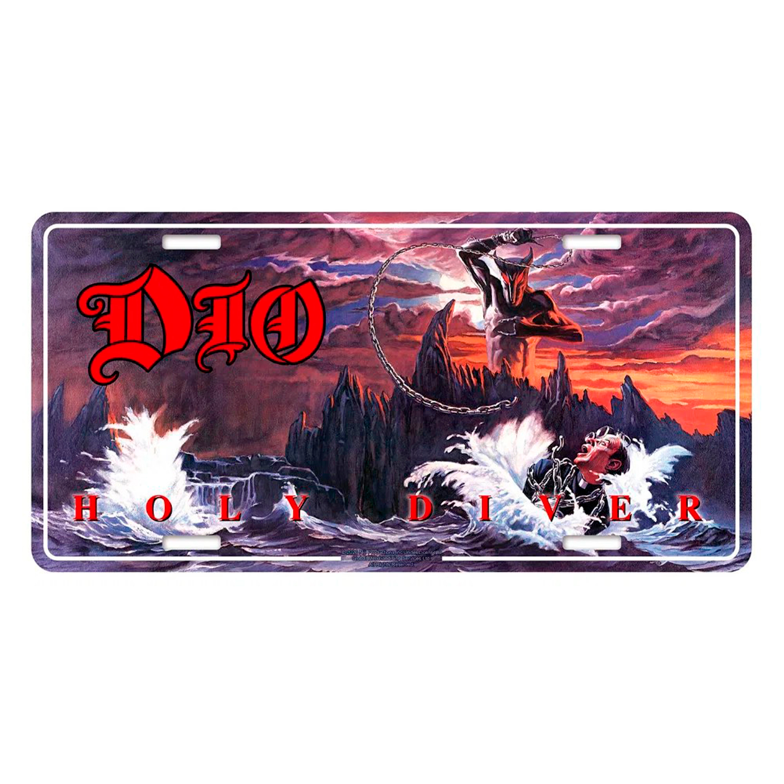 Подарункова табличка DIO - HOLY DIVER (npol-005)