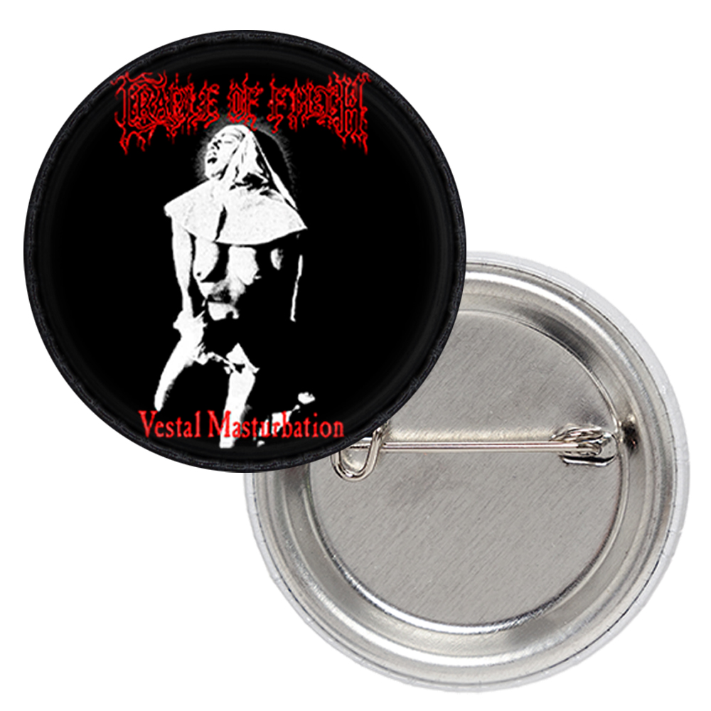 Значок Cradle Of Filth "Vestal Masturbation"