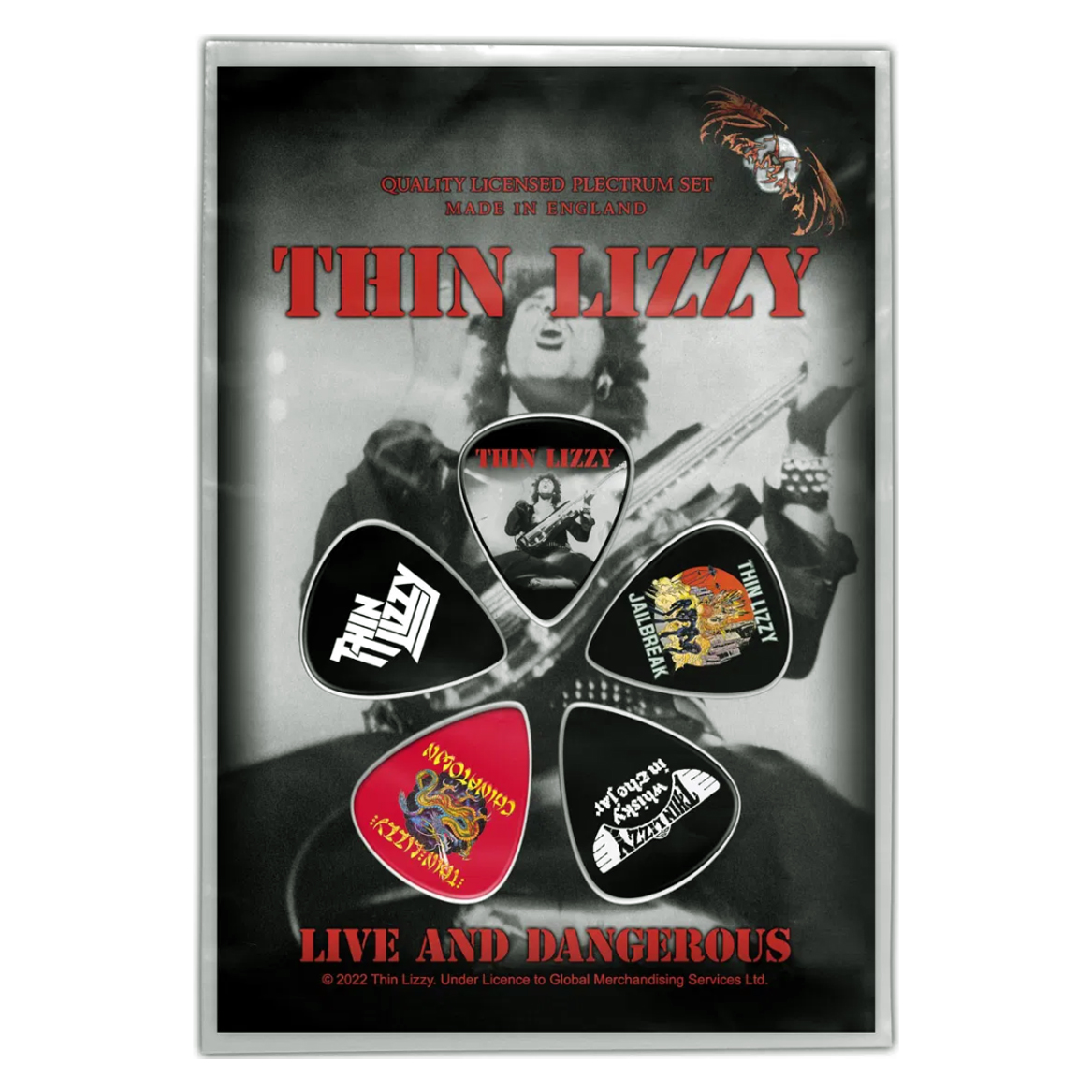 Подарунковий набір медіаторів THIN LIZZY - LIVE AND DANGEROUS (mol-070) Подарунковий набір медіаторів THIN LIZZY - LIVE AND DANGEROUS (mol-070)