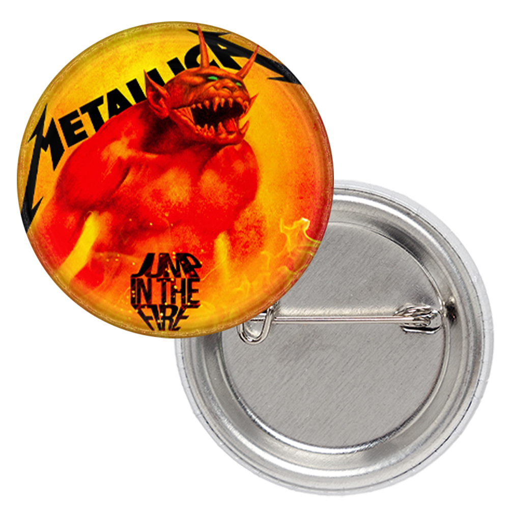 Значок Metallica (Jump In The Fire)