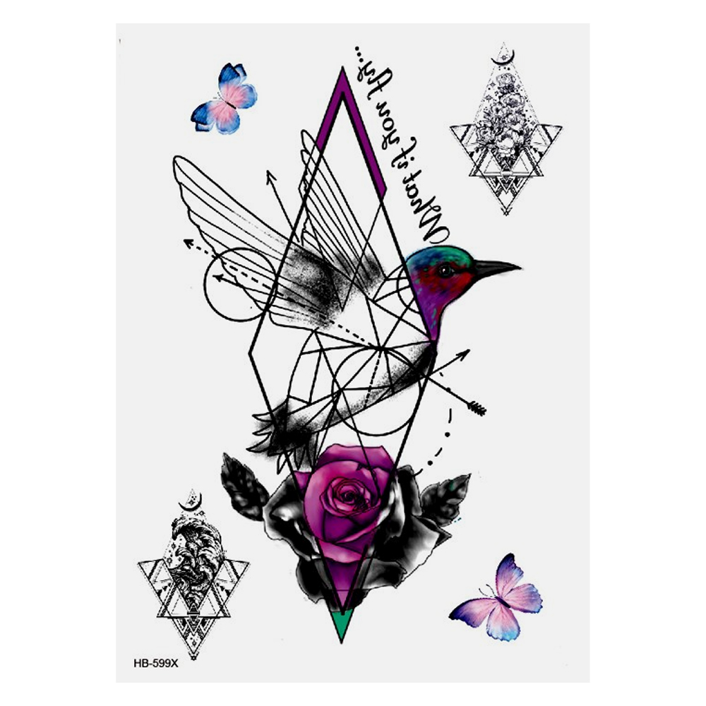 Тимчасова тату What if you fly… (HB-599X, 21x15 см)