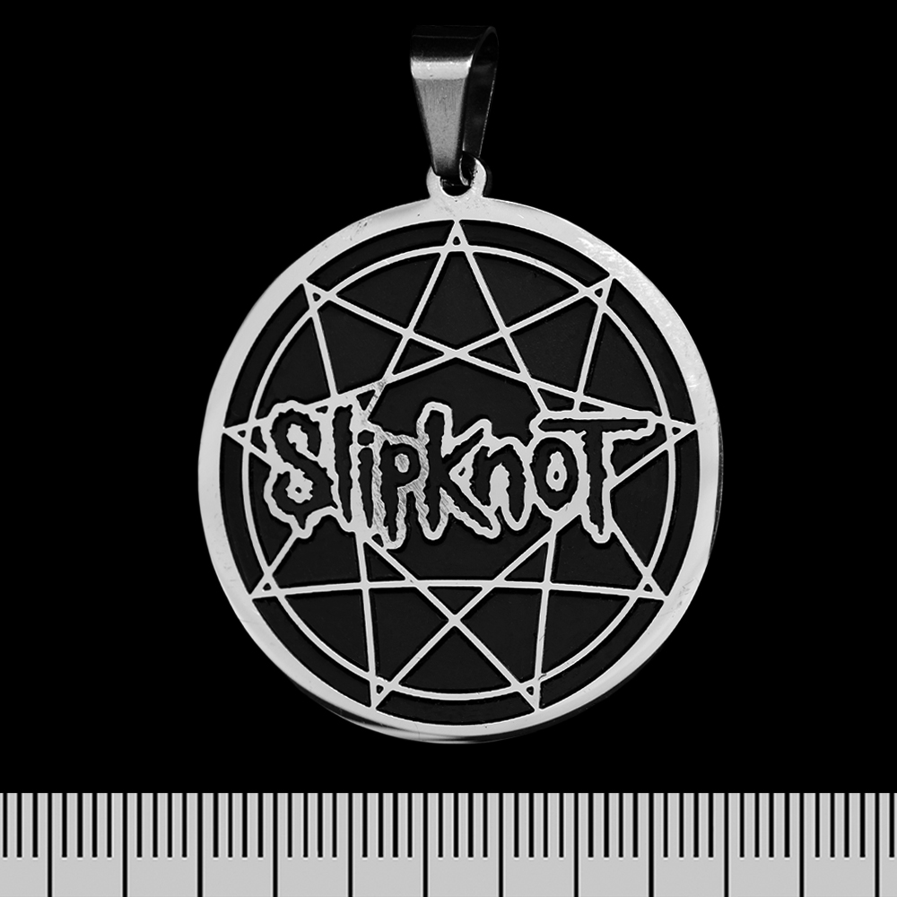 Кулон Slipknot (star and logo) (ptsb-167) круглий Кулон Slipknot (star and logo) (ptsb-167) круглий