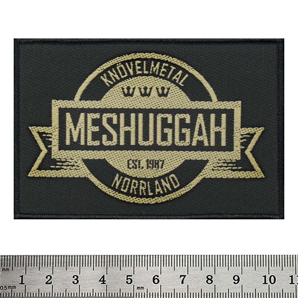 Нашивка ткана MESHUGGAH - CREST (ofp-116) Нашивка ткана MESHUGGAH - CREST (ofp-116)