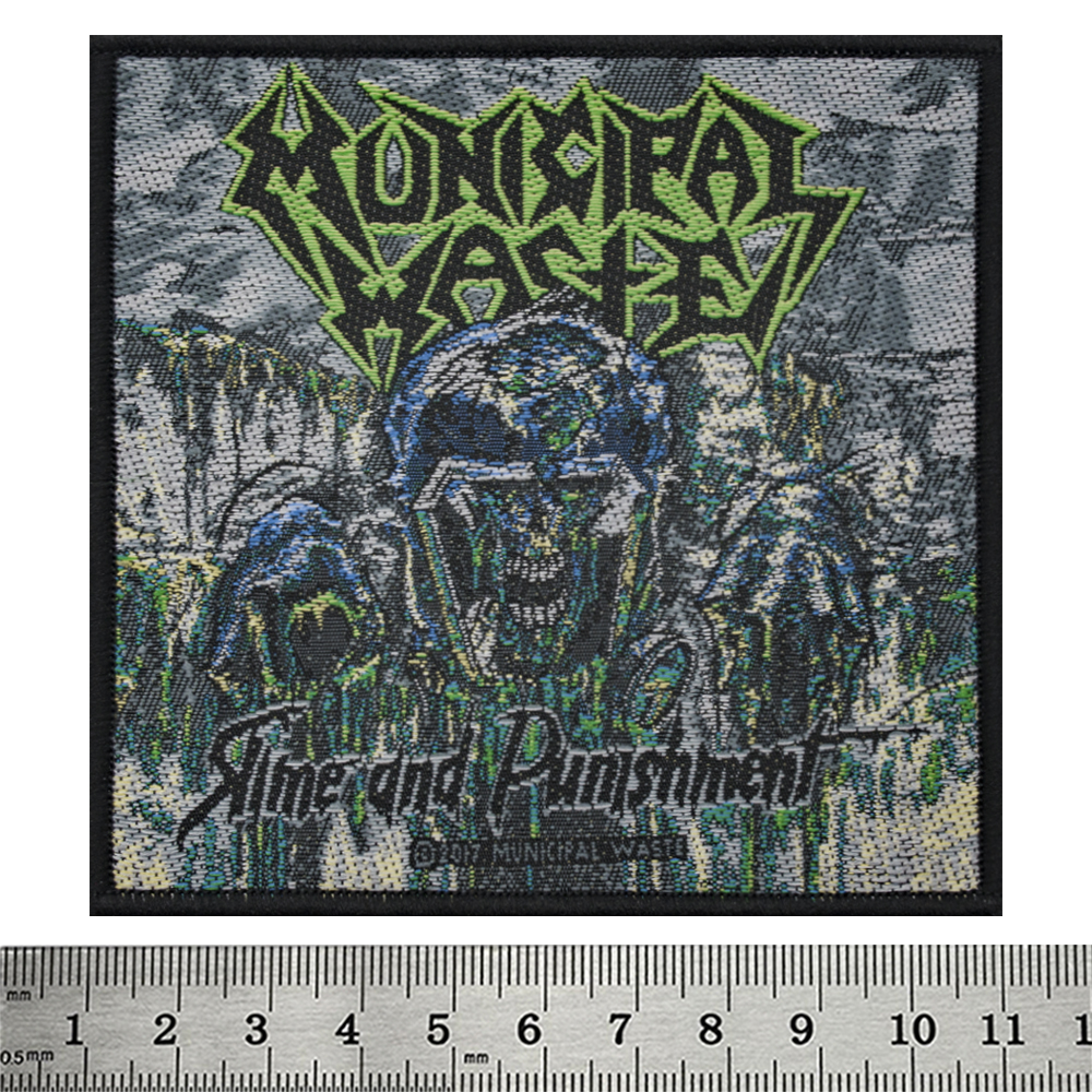 Нашивка ткана MUNICIPAL WASTE - SLIME AND PUNISHMENT (ofp-122) Нашивка ткана MUNICIPAL WASTE - SLIME AND PUNISHMENT (ofp-122)
