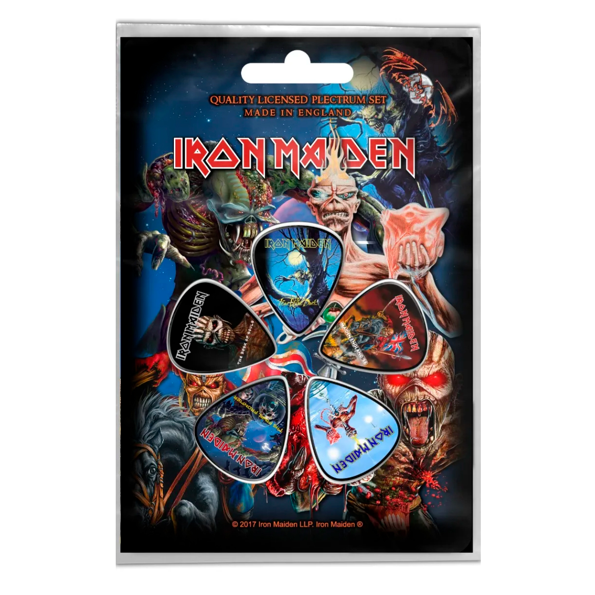 Подарунковий набір медіаторів IRON MAIDEN - LATER ALBUMS (mol-008)