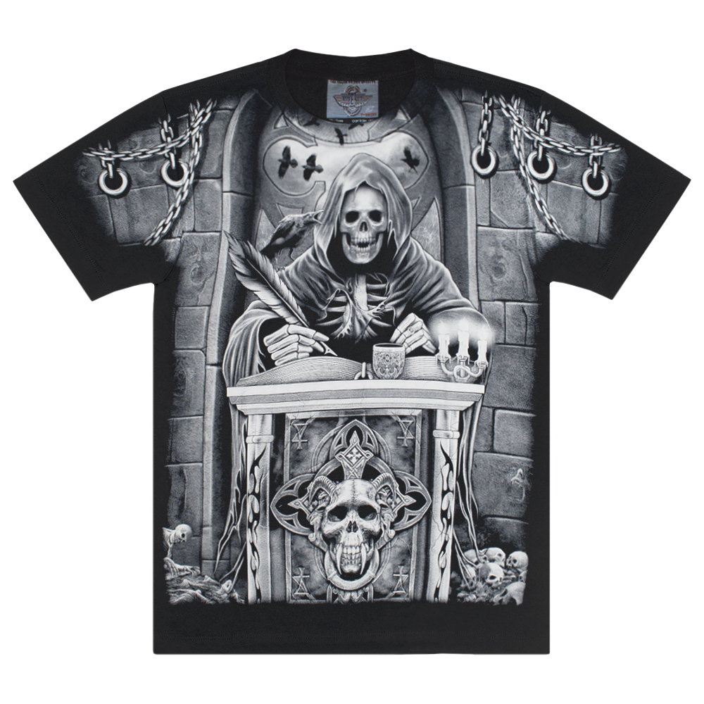 Футболка Скелет літописець (Rock Eagle, Total t-shirt)