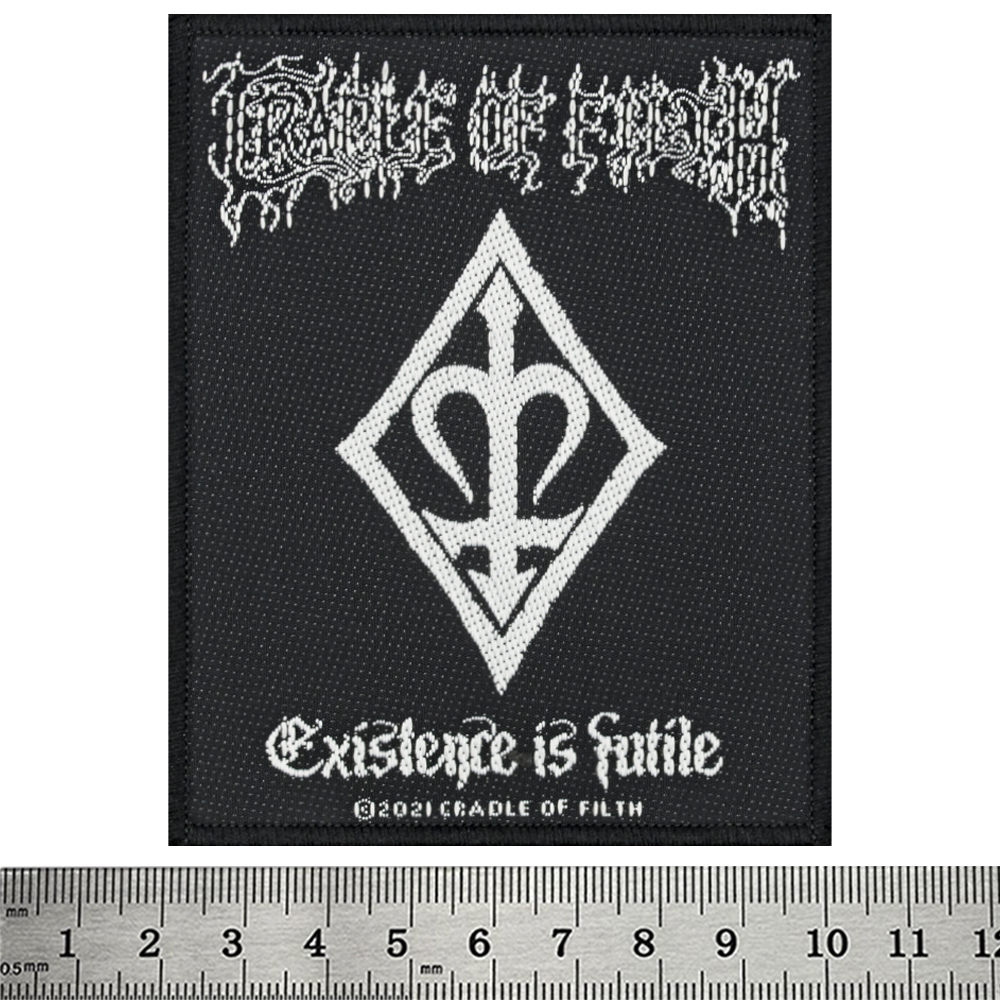 Нашивка ткана CRADLE OF FILTH - EXISTENCE IS FUTILE (ofp-349)