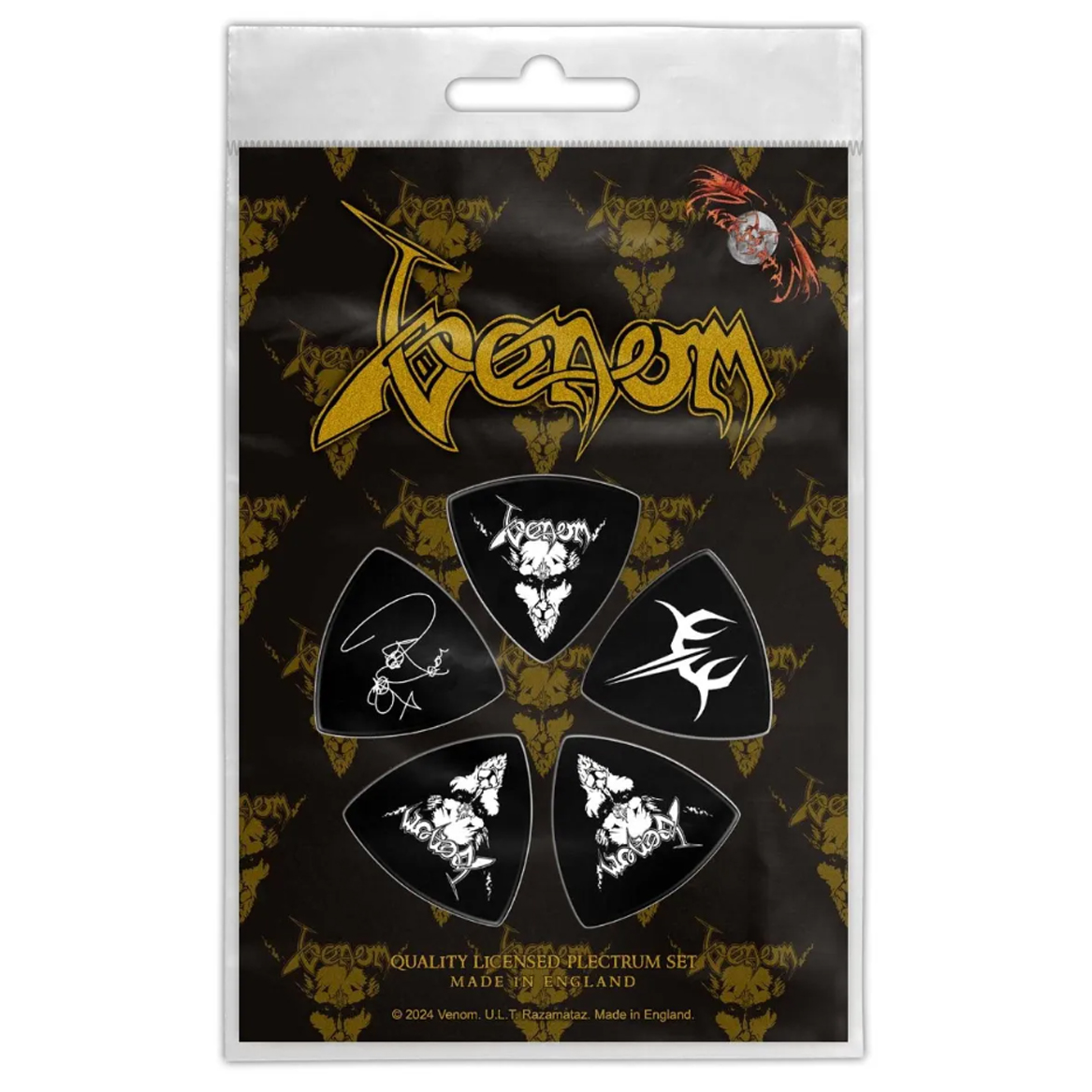 Подарунковий набір медіаторів VENOM - BLACK METAL (mol-047)