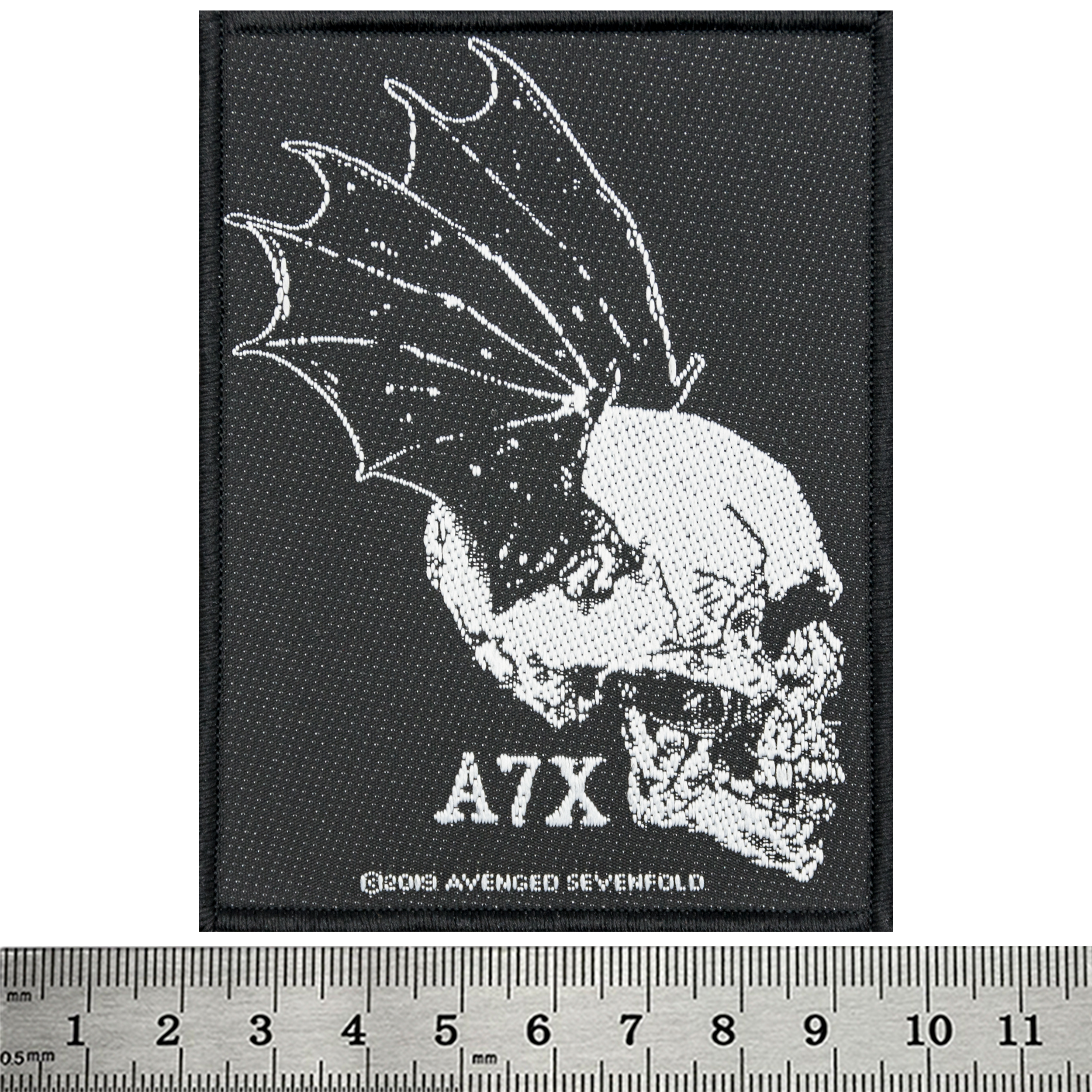 Нашивка ткана AVENGED SEVENFOLD - SKULL PROFILE (ofp-366)
