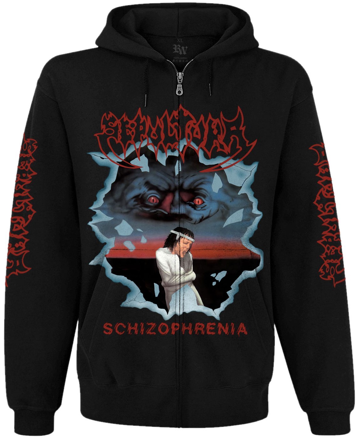 Худі Sepultura "Schizophrenia" на блискавці