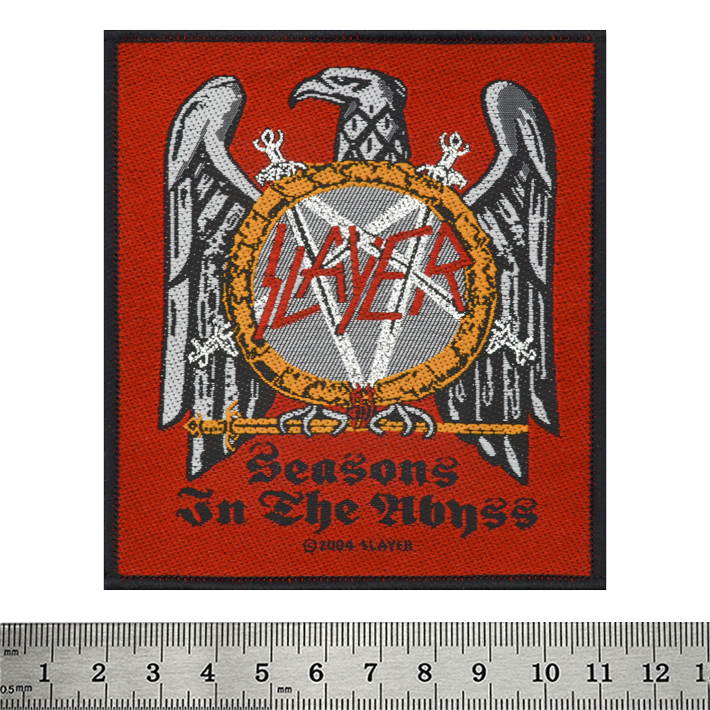 Нашивка ткана SLAYER - SEASONS IN THE ABYSS / EAGLE (ofp-076)