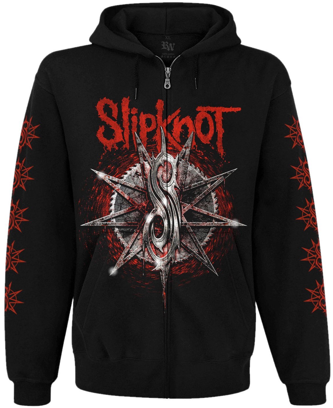 Худі Slipknot (S logo on the star) на блискавці
