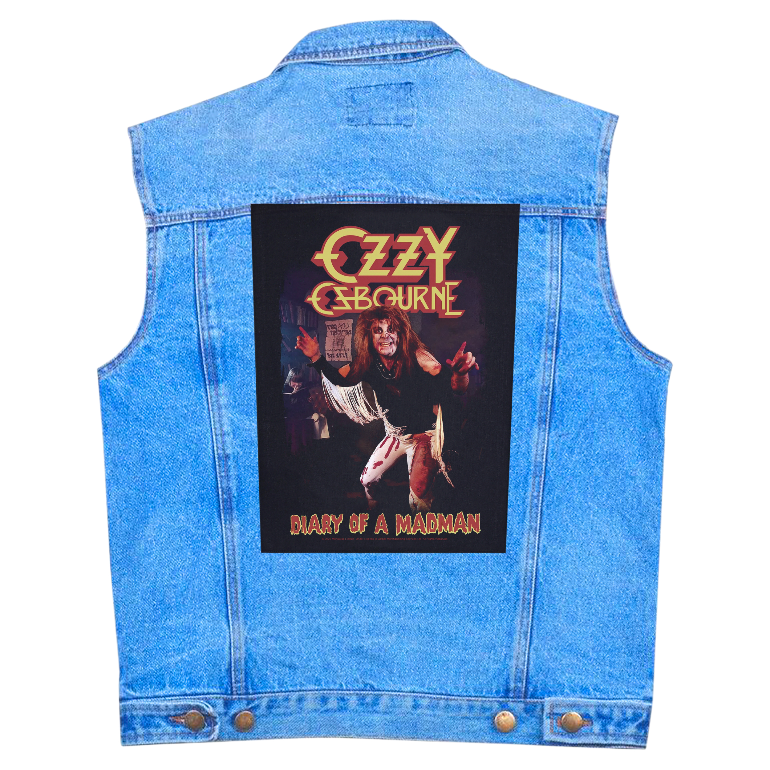 Нашивка наспинна катана OZZY OSBOURNE - DIARY OF A MADMAN (olbp-175)