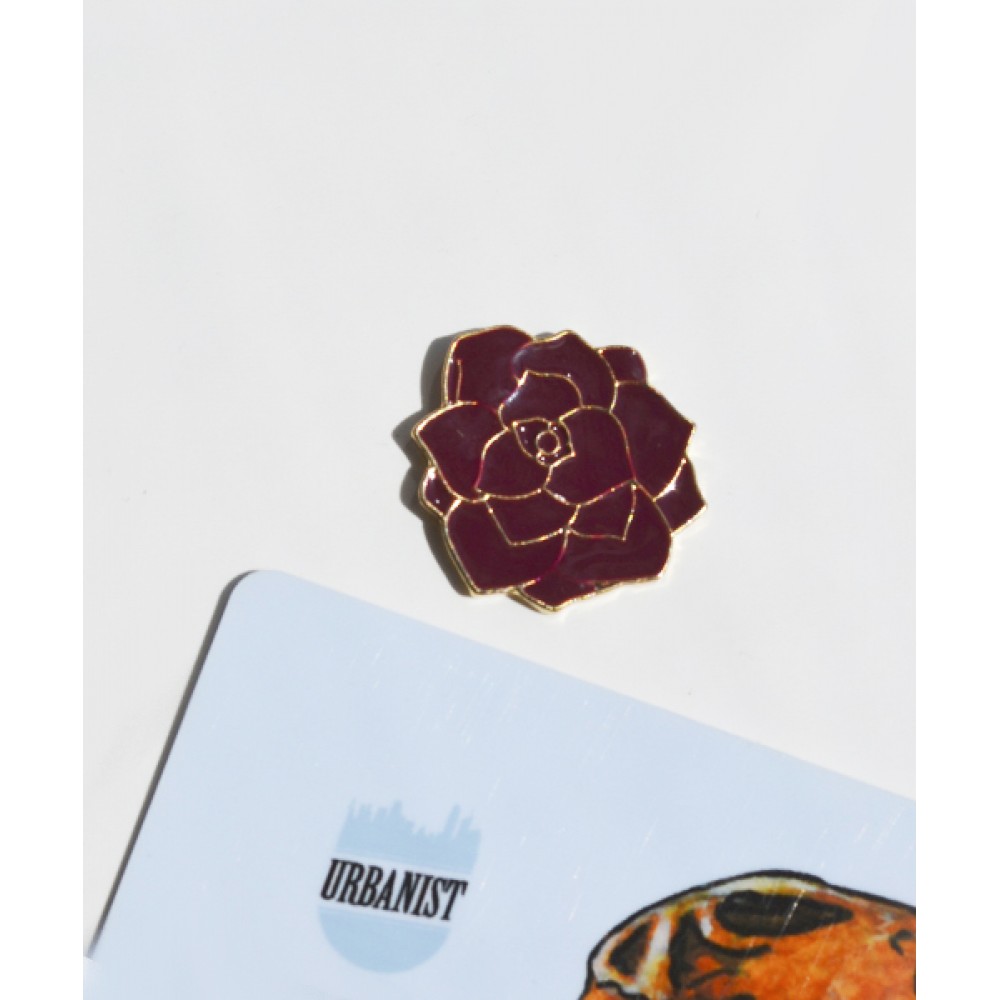 Металевий пін (upn-047) Dark Rose