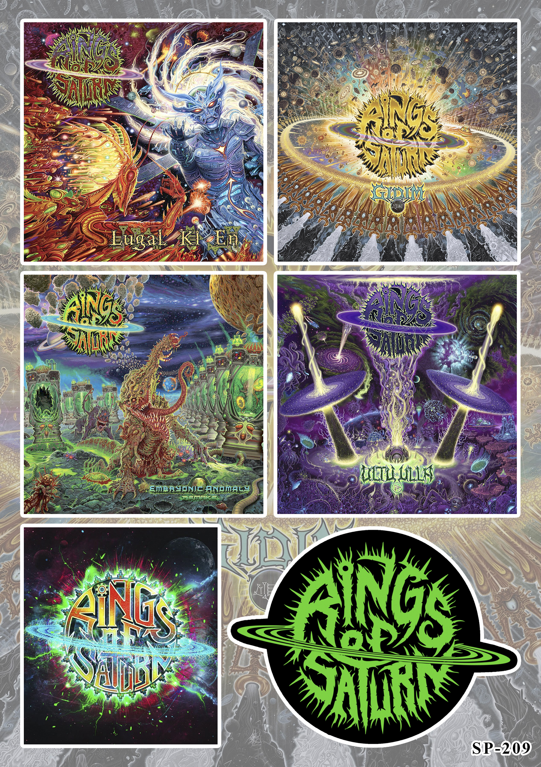 Стікерпак Rings of Saturn SP-209 Стікерпак Rings of Saturn SP-209