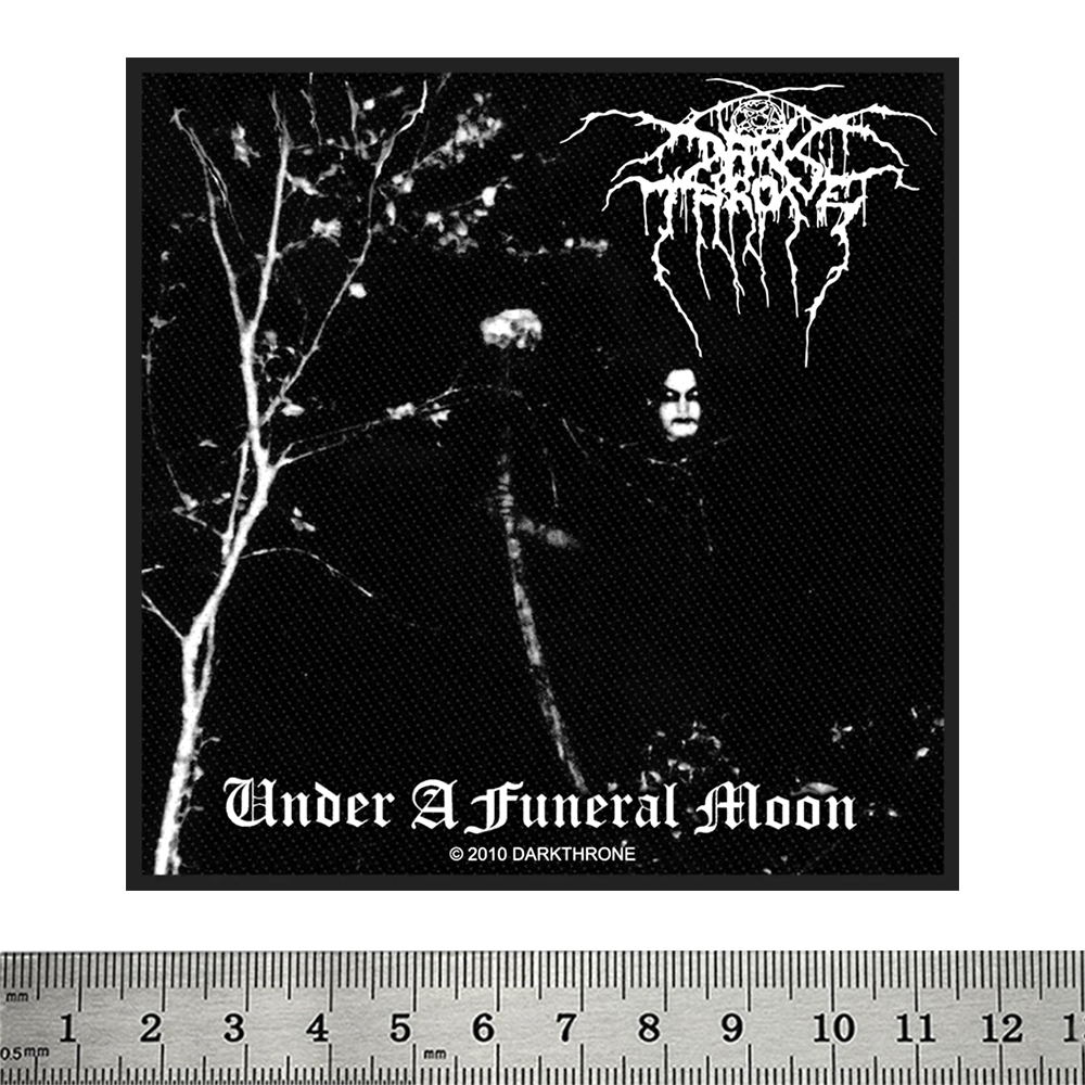 Нашивка ткана Darkthrone "Under a Funeral Moon" (ofp-010)