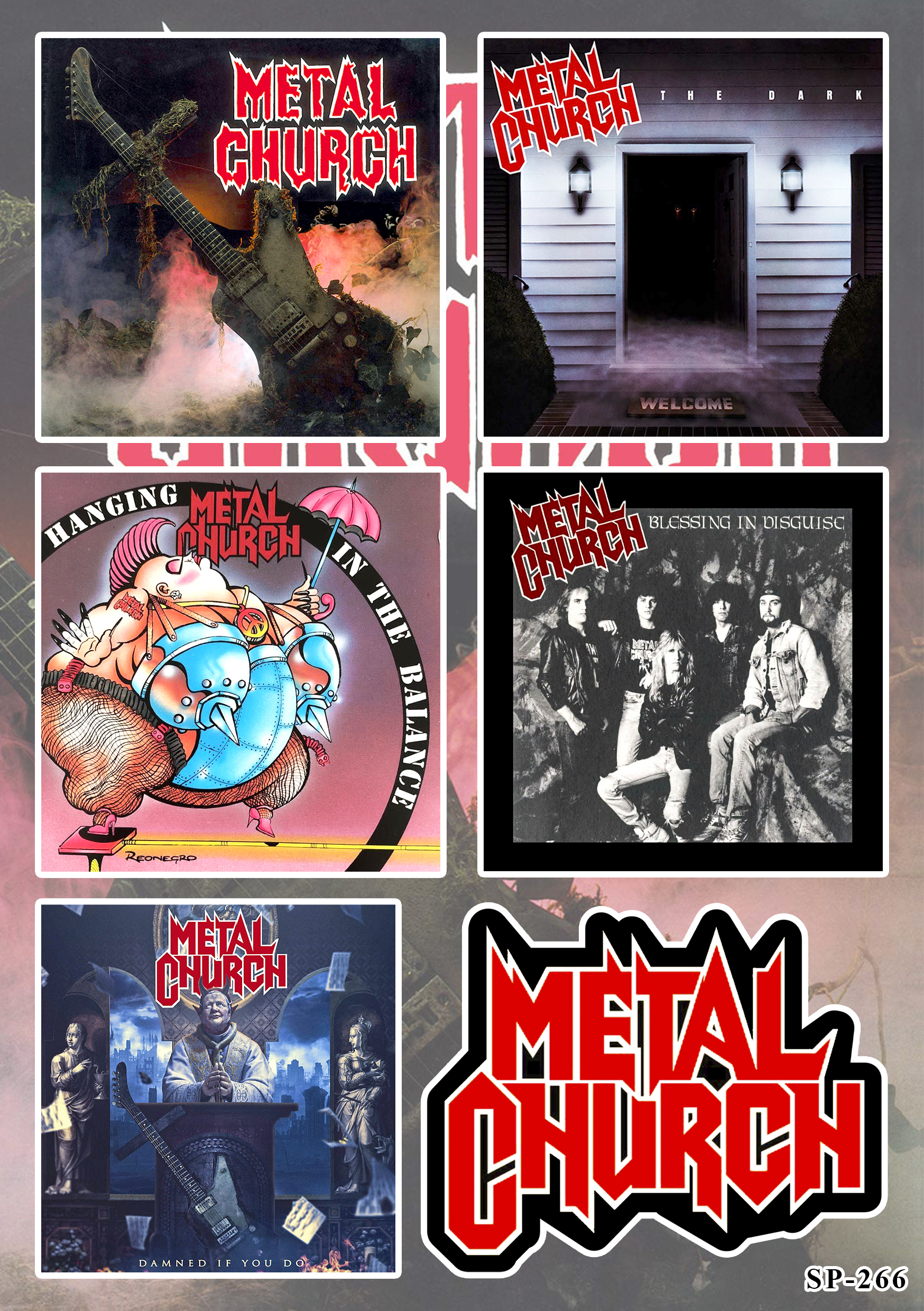 Стікерпак Metal Church SP-266 Стікерпак Metal Church SP-266