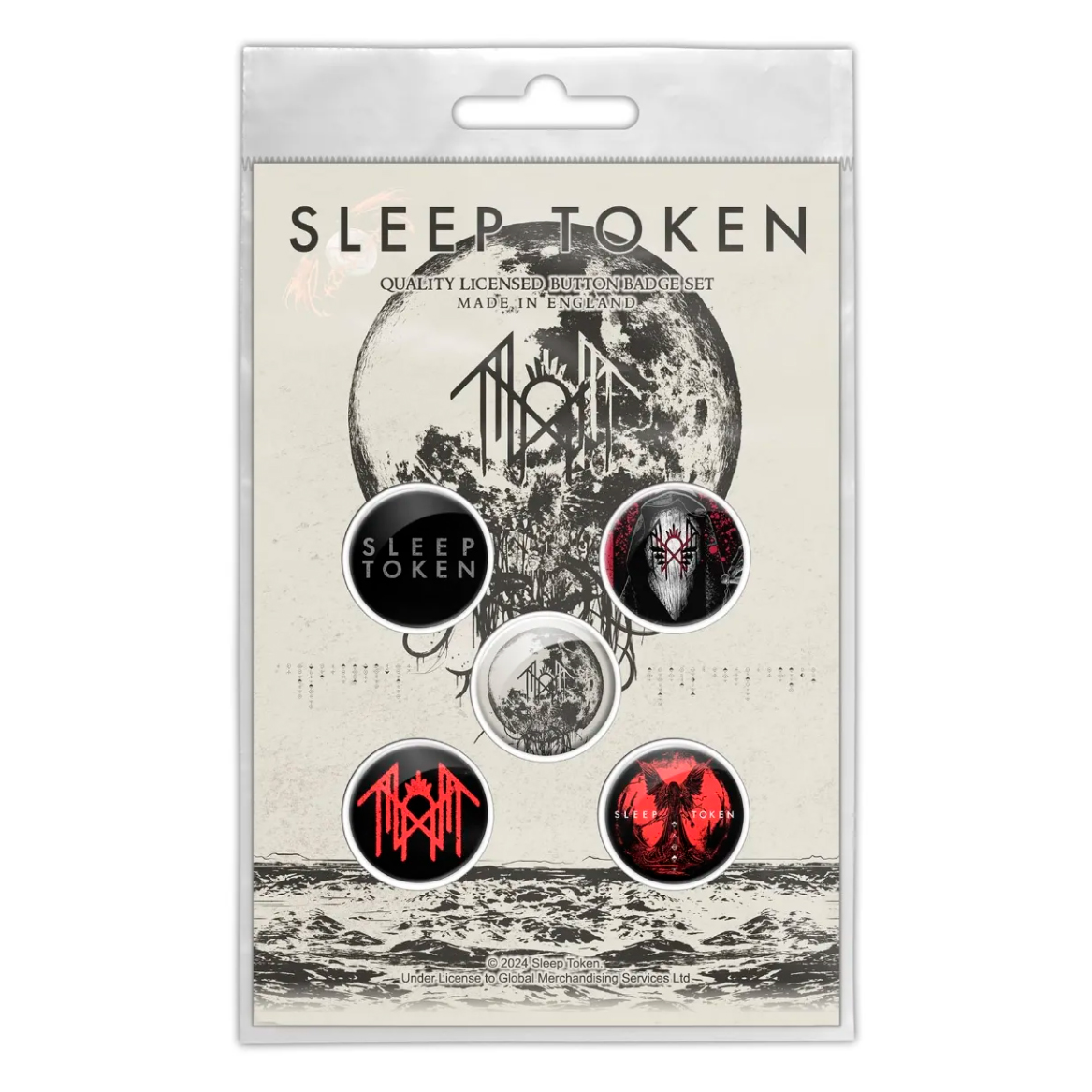 Подарунковий набір значків SLEEP TOKEN - TAKE ME BACK TO EDEN (iol-003)