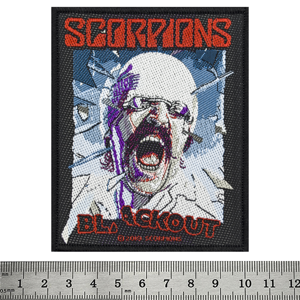 Нашивка ткана SCORPIONS - BLACKOUT (ofp-297)