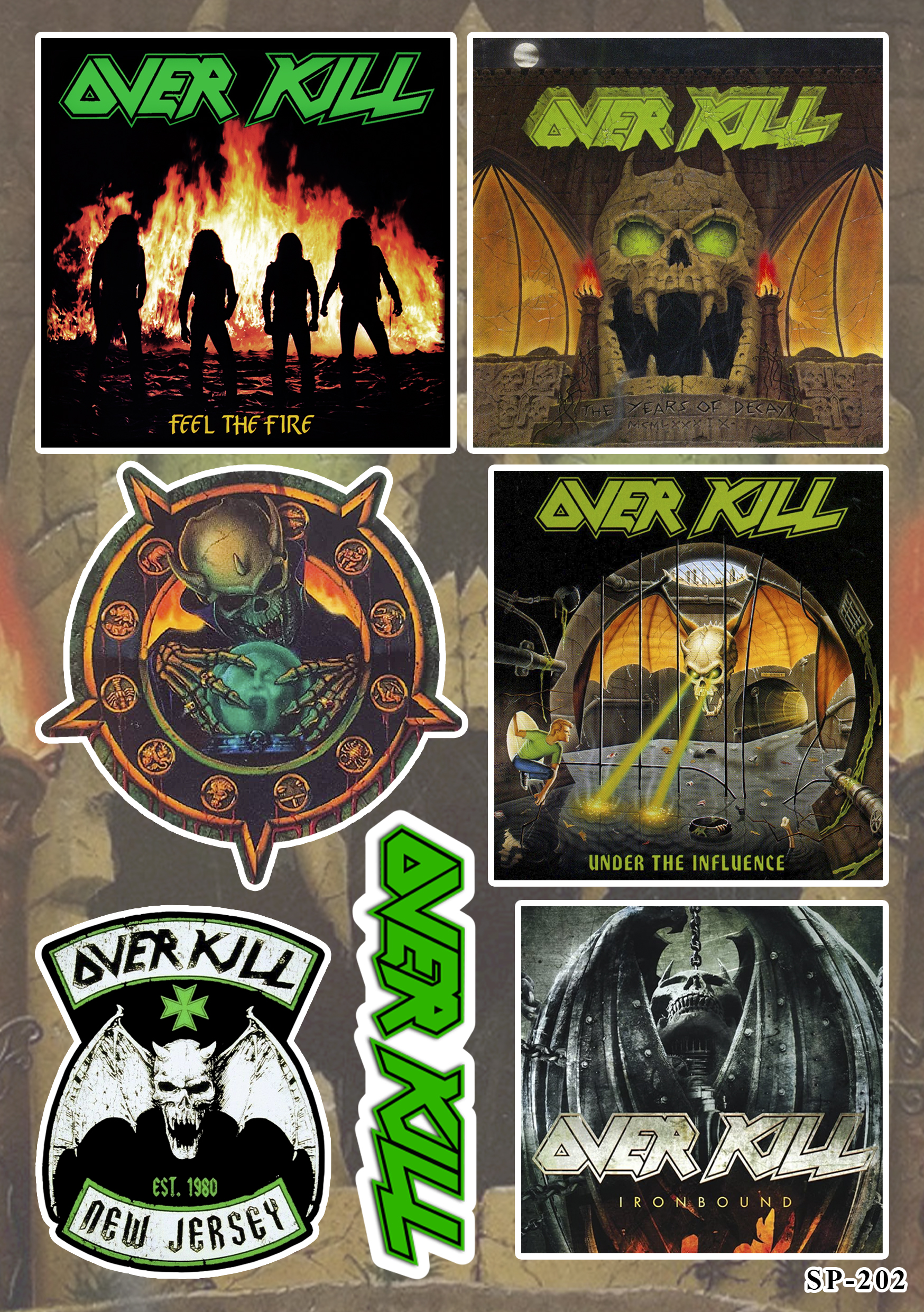 Стікерпак Overkill SP-202
