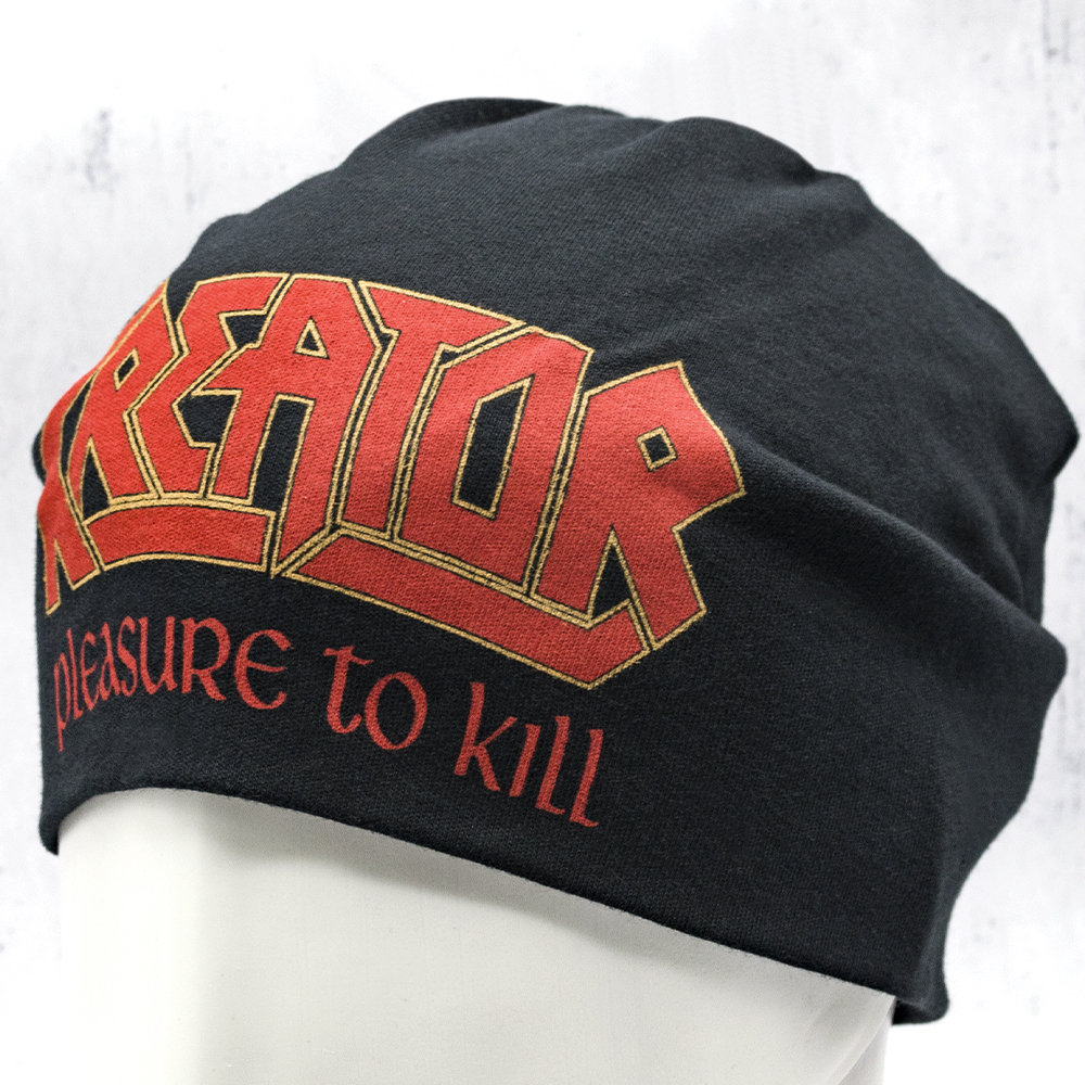 Шапка KREATOR - PLEASURE TO KILL (з друкованим логотипом) hpol-007