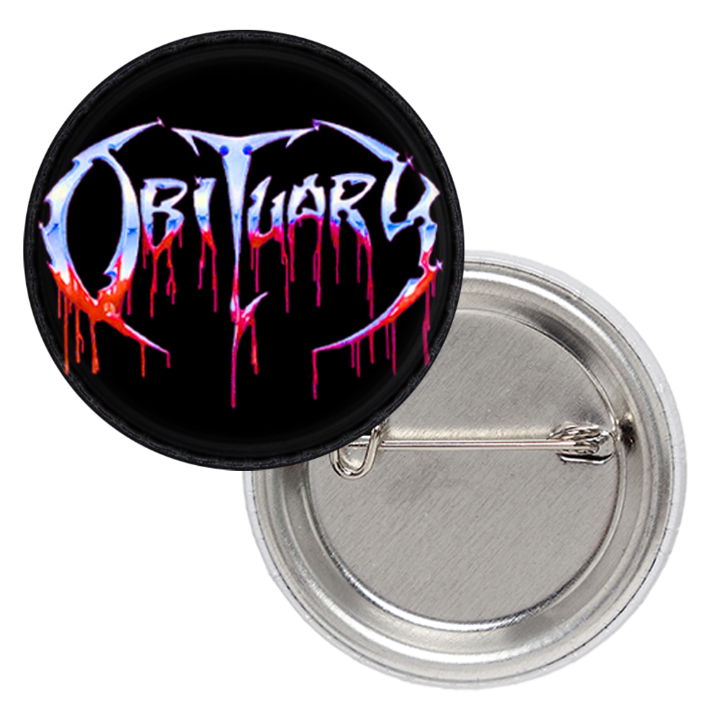 Значок Obituary (blood logo)