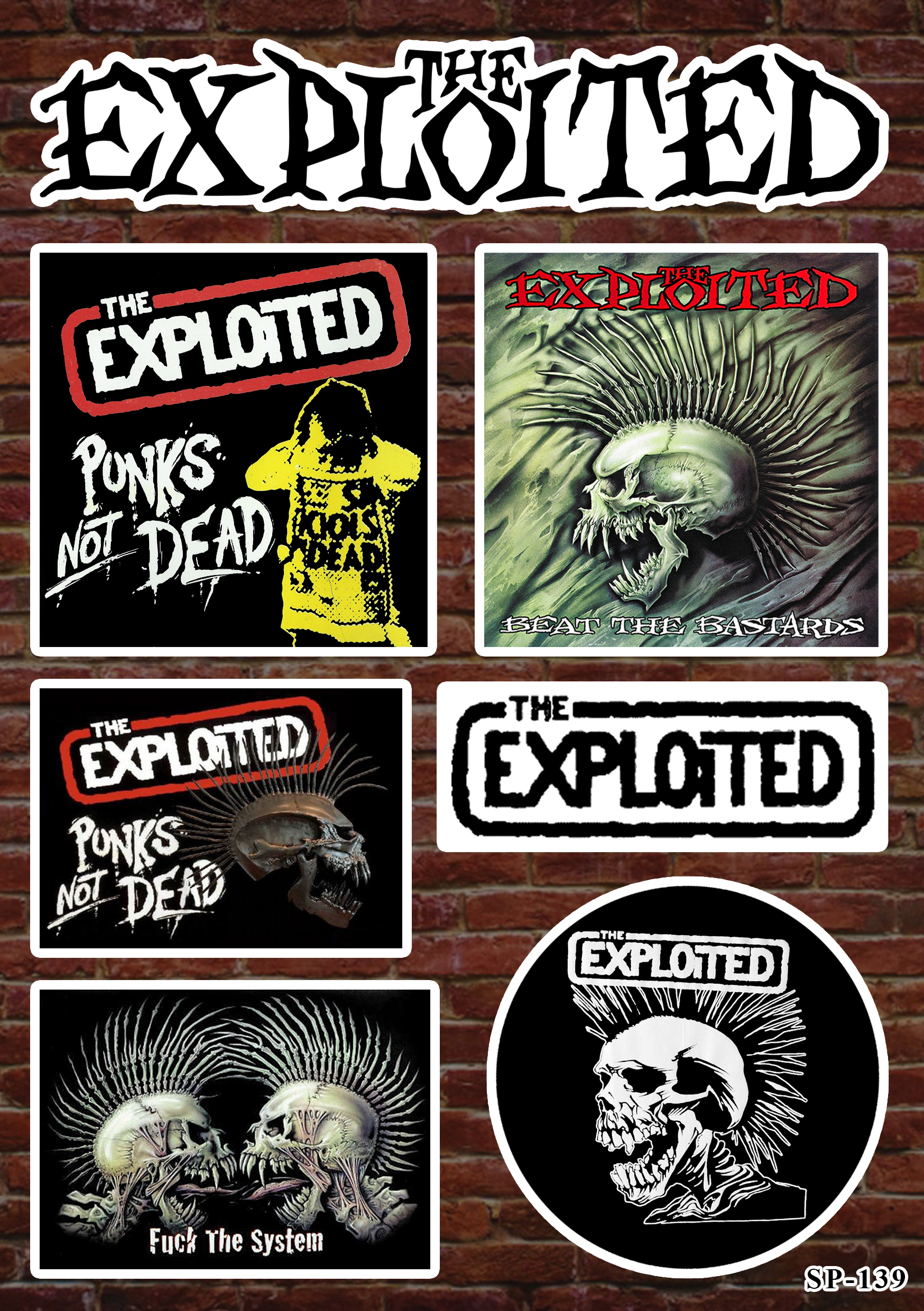Стікерпак The Exploited SP-139