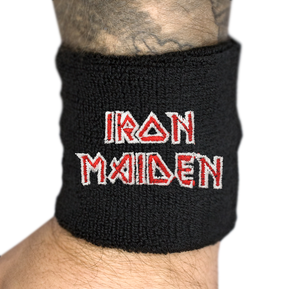 Напульсник махровий IRON MAIDEN - LOGO (THE FINAL FRONTIER) (wol-011)