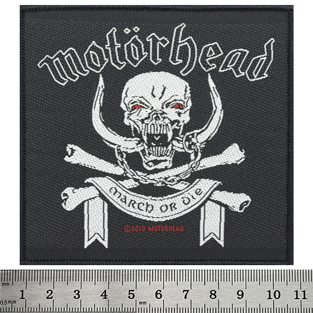 Нашивка ткана MOTORHEAD - MARCH OR DIE (ofp-284)