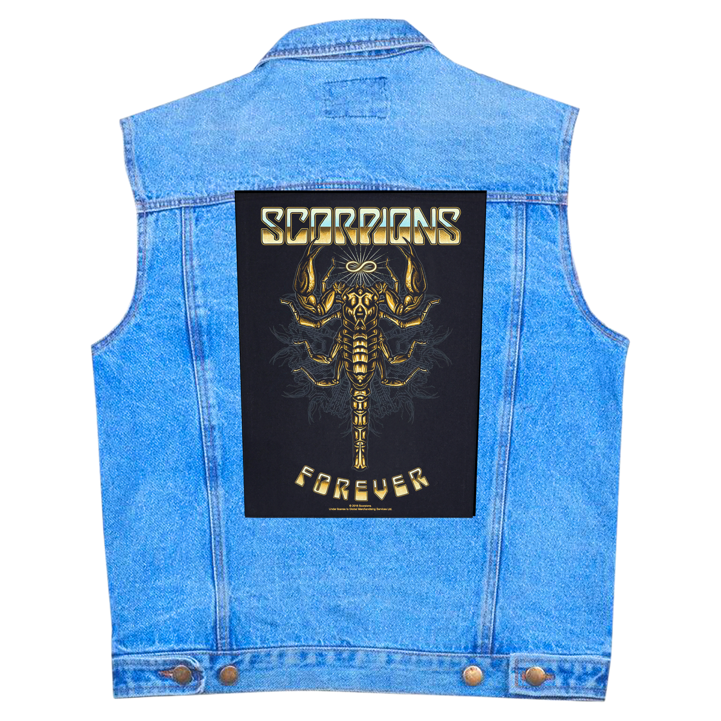 Нашивка наспинна катана SCORPIONS - FOREVER (olbp-158)