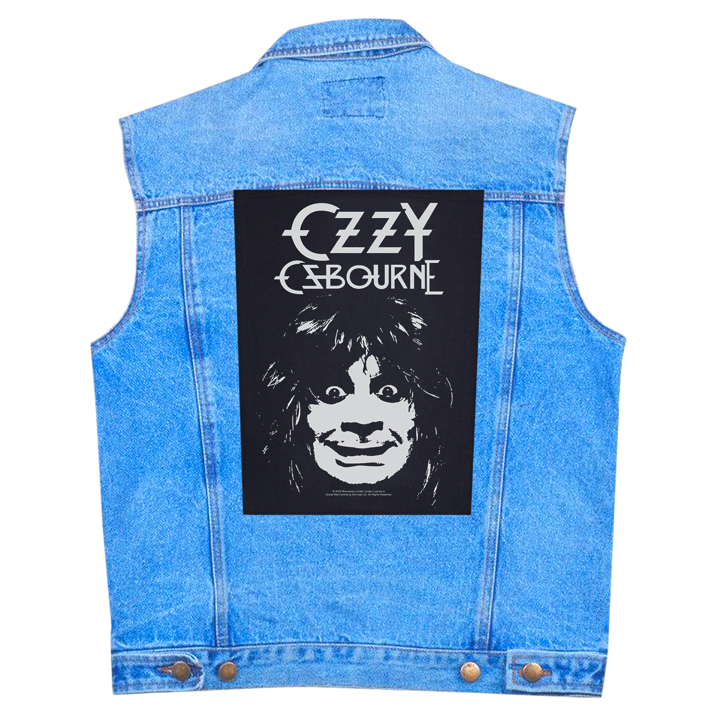 Нашивка наспинна катана OZZY OSBOURNE - MADMAN (olbp-177)