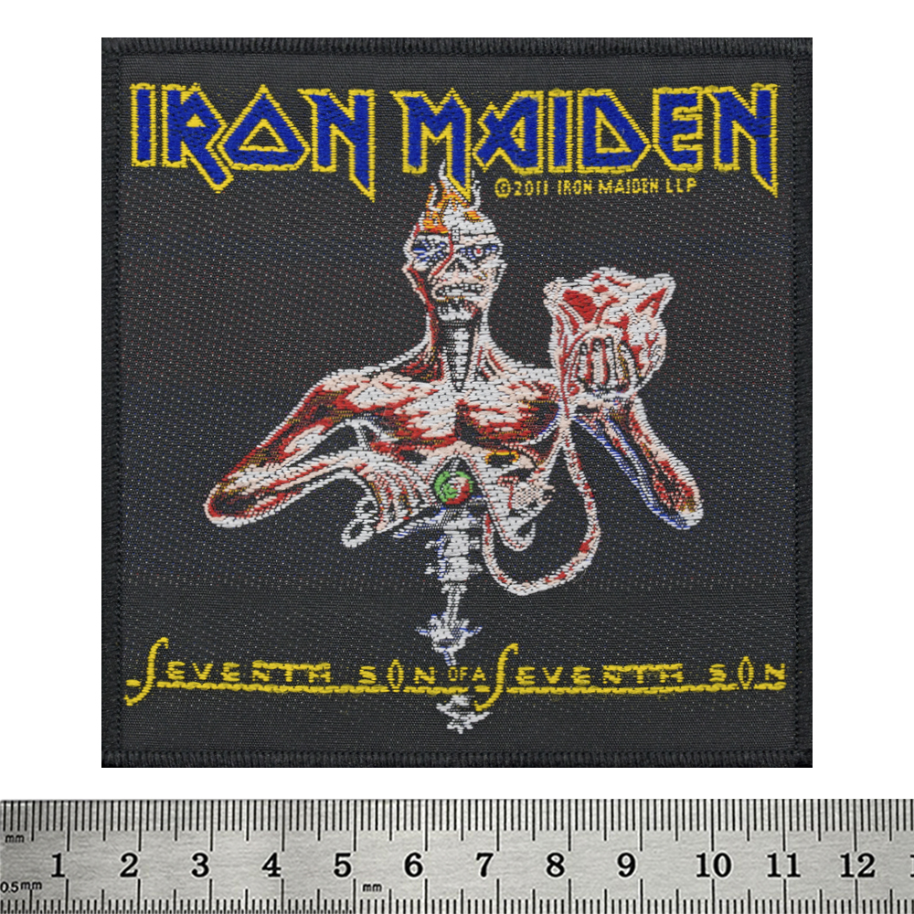 Нашивка ткана IRON MAIDEN - SEVENTH SON (ofp-140)