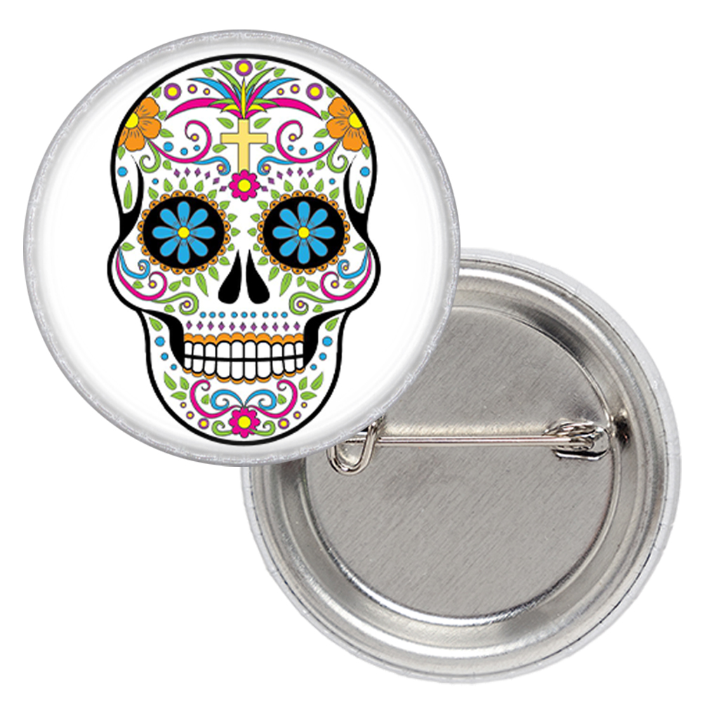 Значок Череп Калавера Значок Череп Калавера