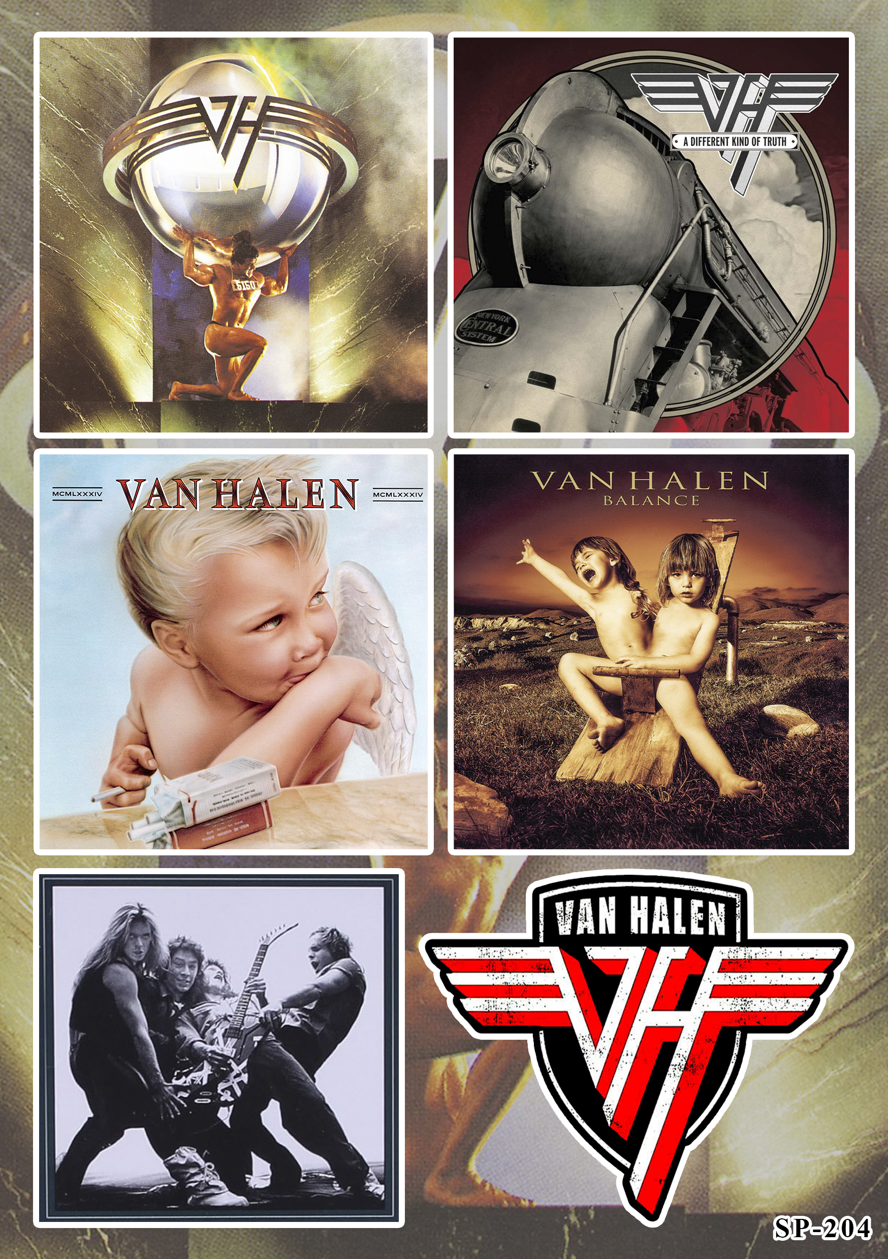 Стікерпак Van Halen SP-204