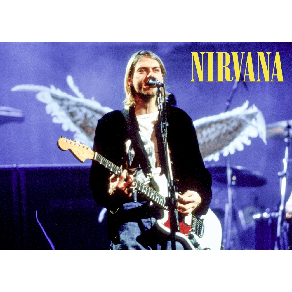 Плакат Nirvana (Kurt with Wings)