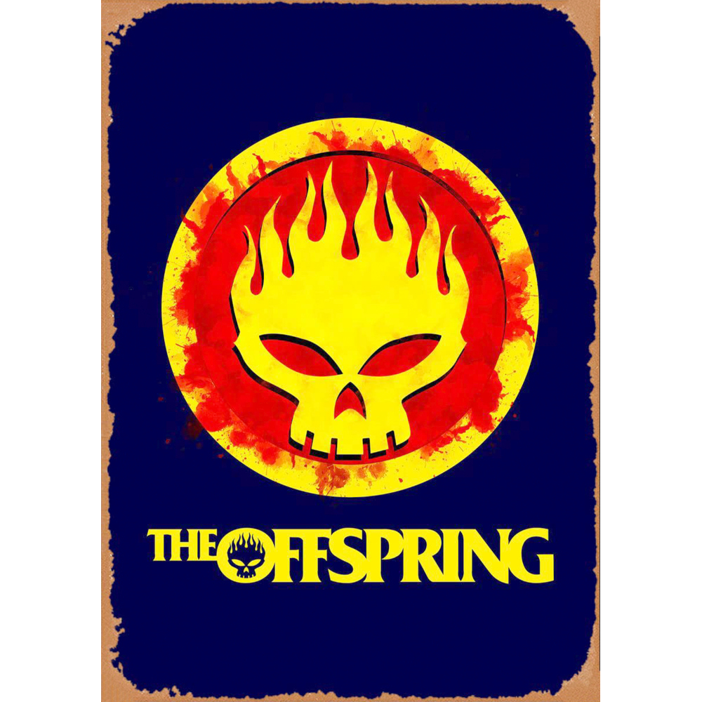 Плакат The Offspring (Skull logo)