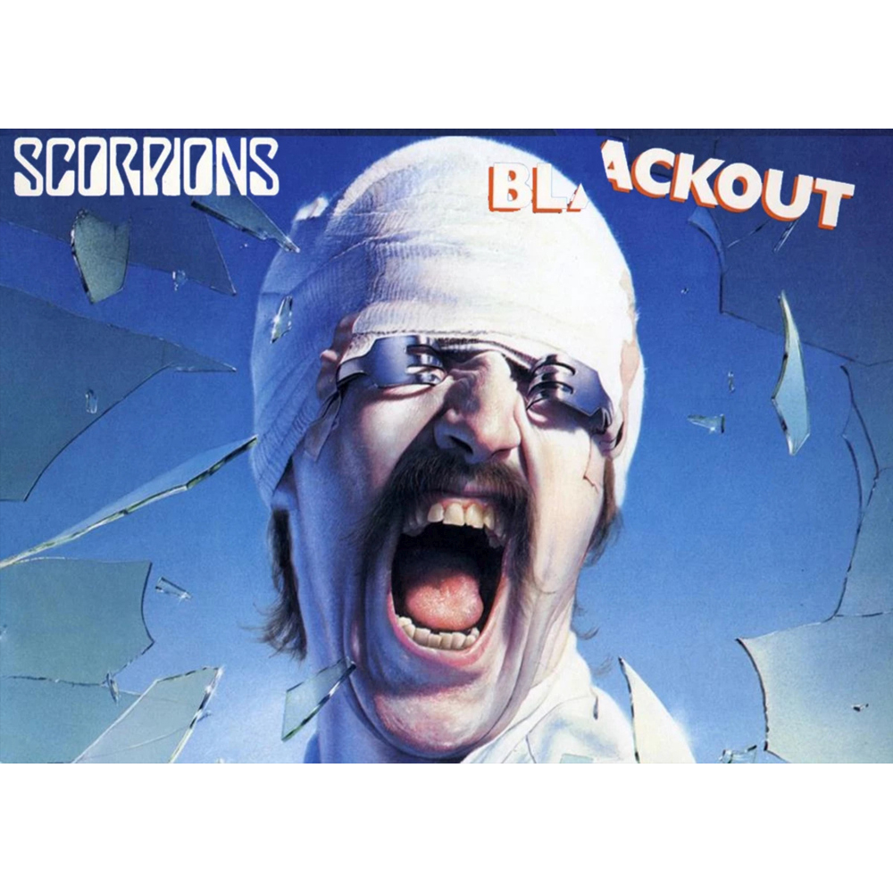 Плакат Scorpions (Blackout)