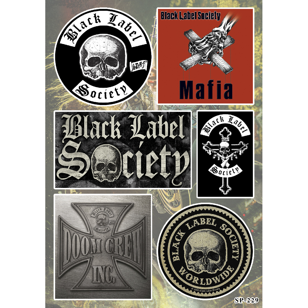 Стікерпак Black Label Society SP-229