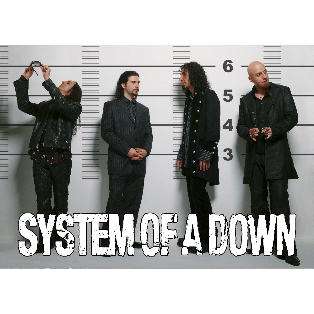 Плакат System of a Down (growth ruler)