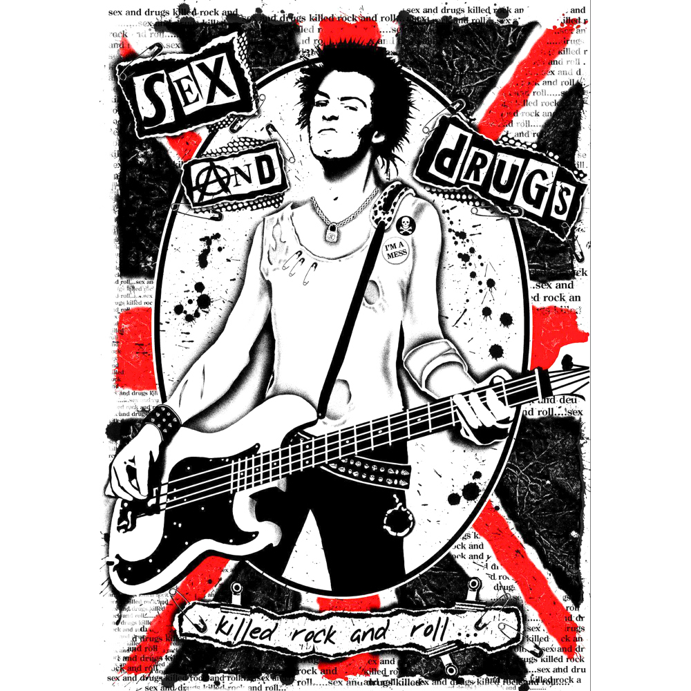Плакат Sid Vicious (Killed Rock’n’Roll)