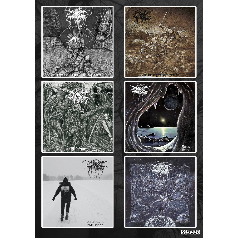 Стікерпак Darkthrone (album covers 3) SP-226
