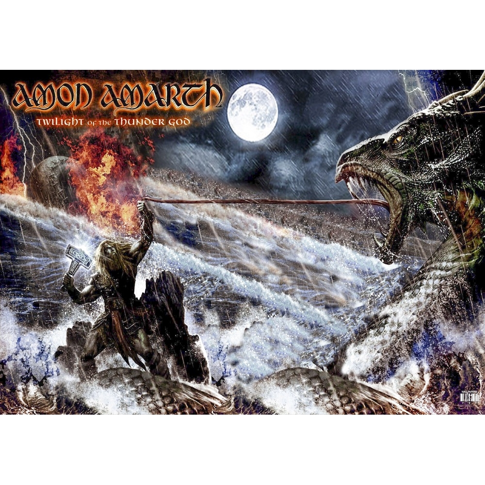 Плакат Amon Amarth "Twilight of the Thunder God"