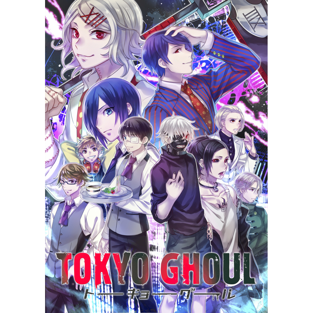 Плакат Tokyo Ghoul (characters) Плакат Tokyo Ghoul (characters)