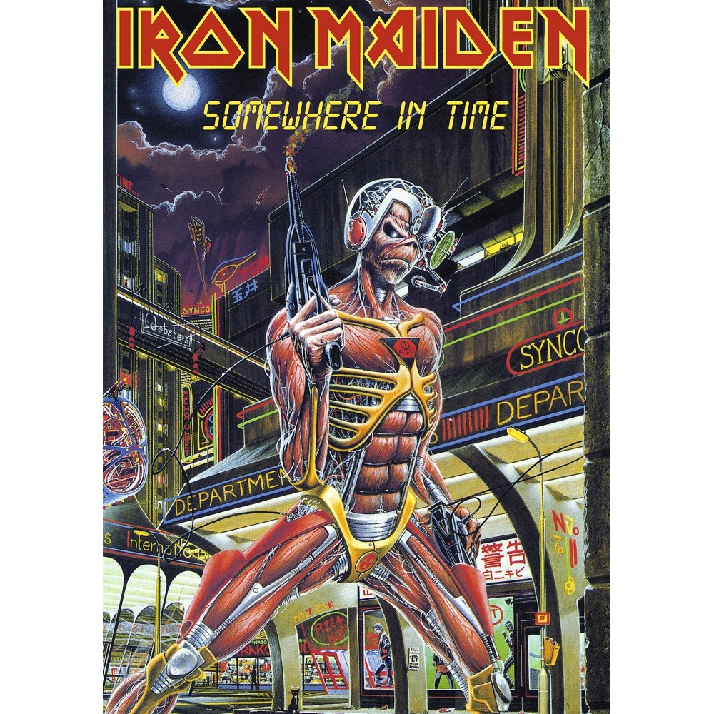 Плакат Iron Maiden "Somewhere In Time" Плакат Iron Maiden "Somewhere In Time"