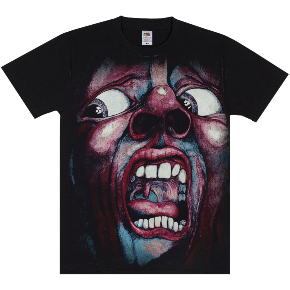 Футболка Full print King Crimson "In the Court of the Crimson King" (black t-shirt) (EU-P)